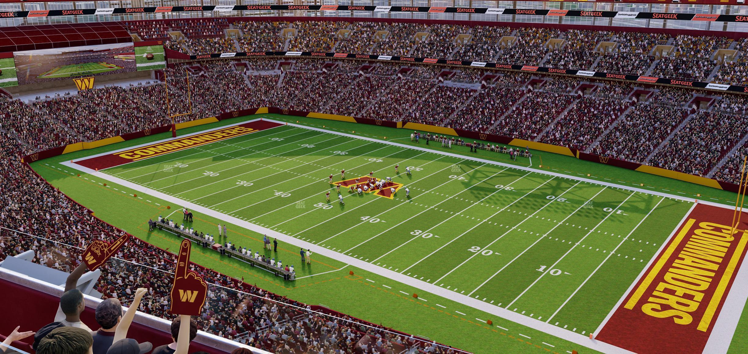 Seating view for Northwest Stadium Section 423