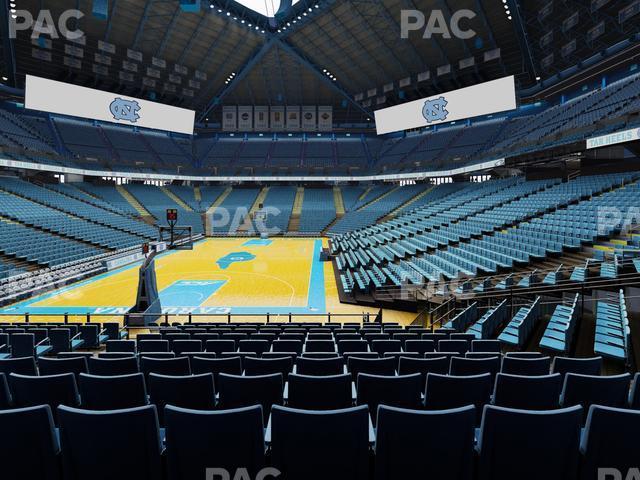 Seating view for Dean Smith Center Section 118