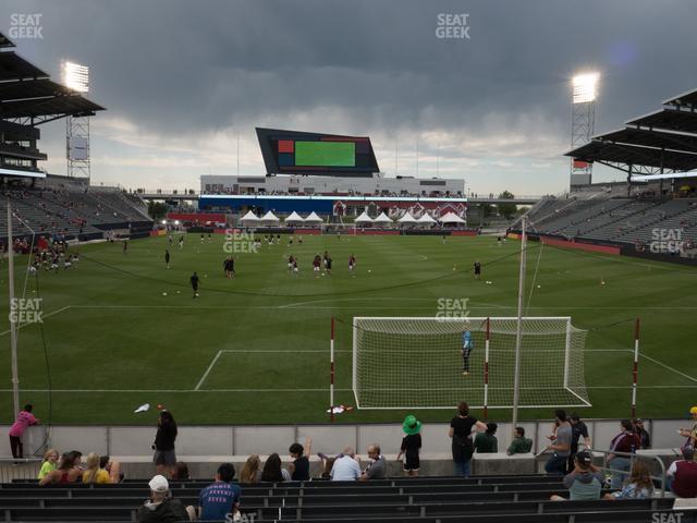 Seating view for Dick's Sporting Goods Park Section 118 Supporters