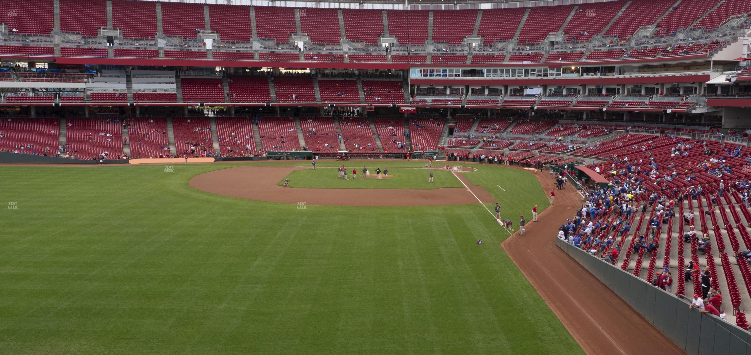 Seating view for Great American Ball Park Section 405