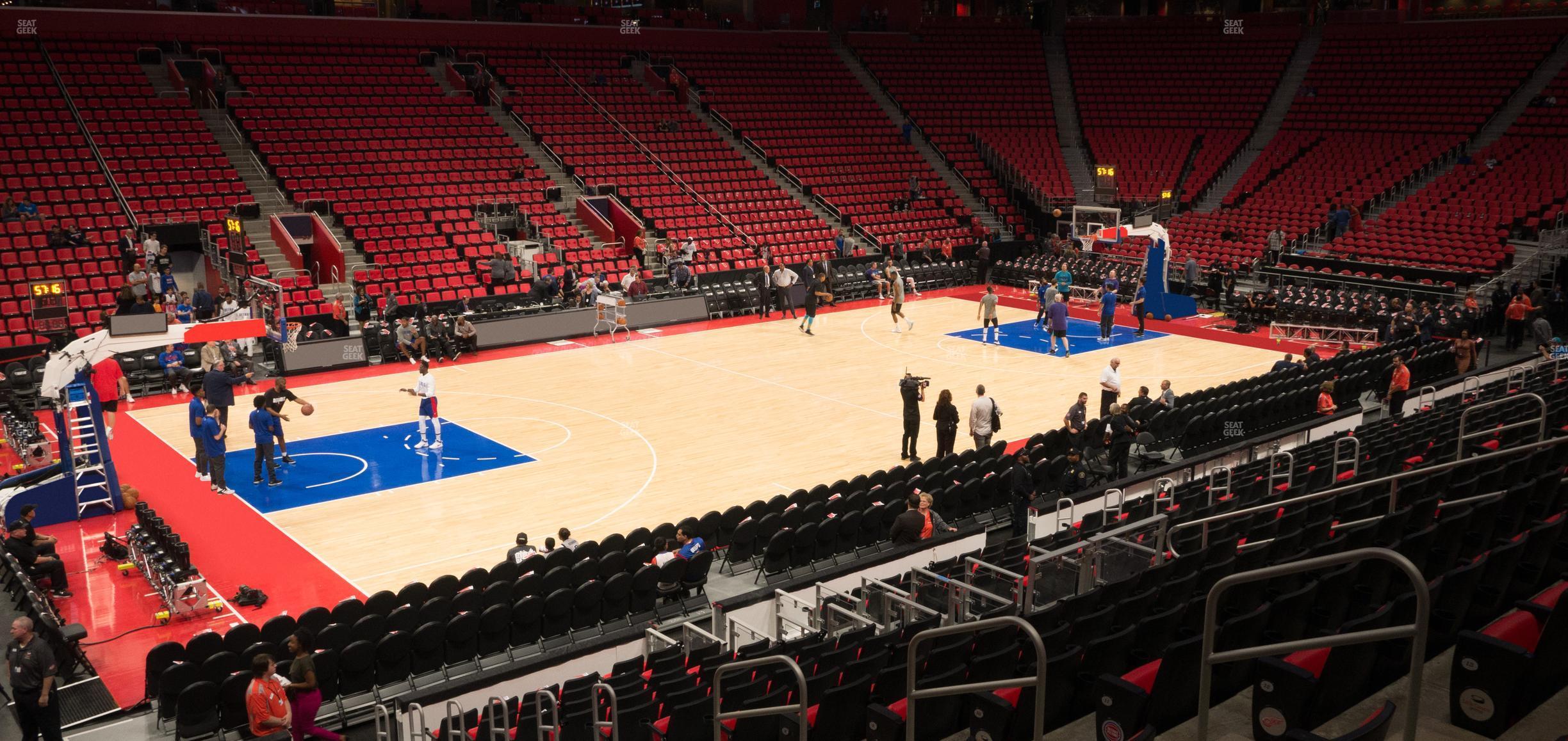 Seating view for Little Caesars Arena Section 112