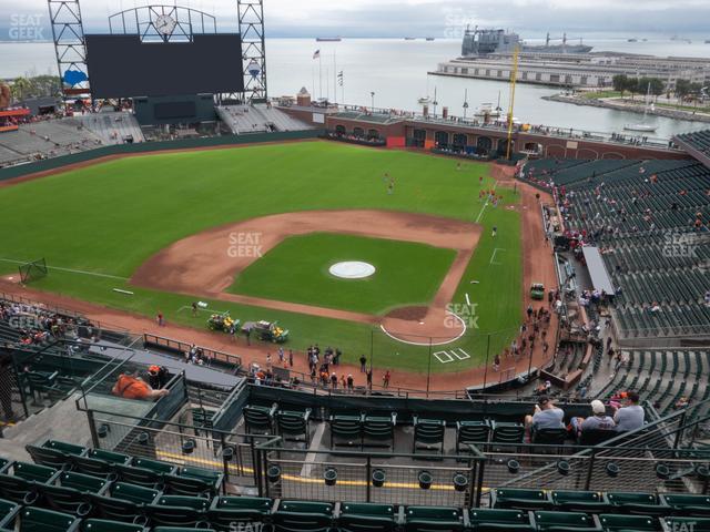 Seating view for Oracle Park Section View Box 319