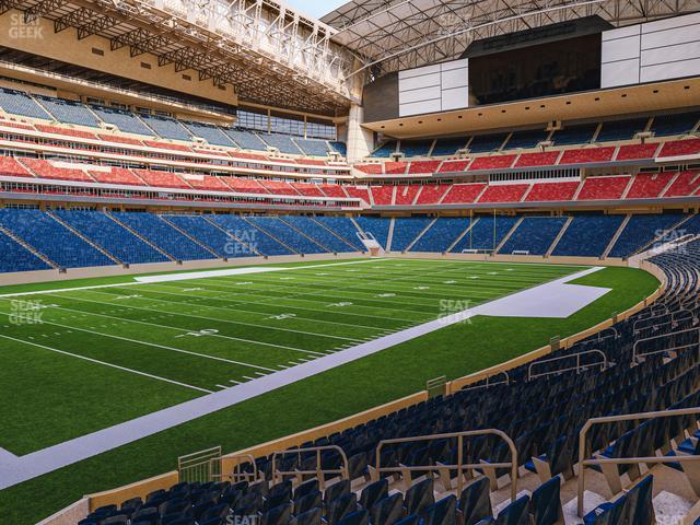 Seating view for NRG Stadium Section 132