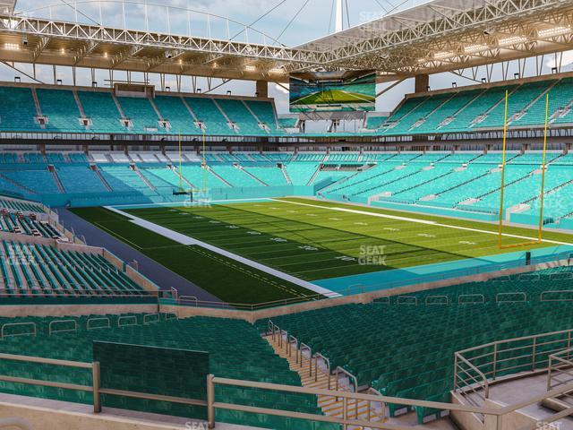 Seating view for Hard Rock Stadium Section 237