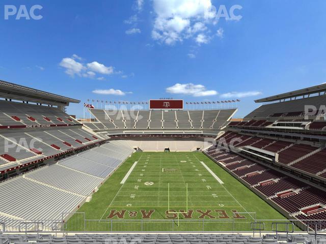 Seating view for Kyle Field Section 321