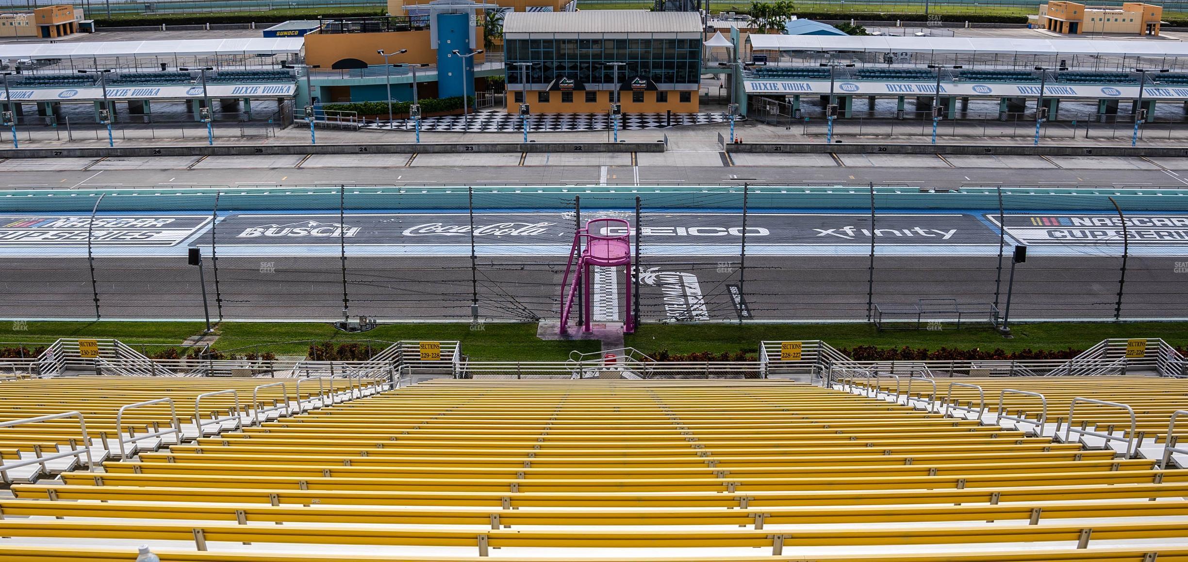 Seating view for Homestead-Miami Speedway Section Speedway Club 328