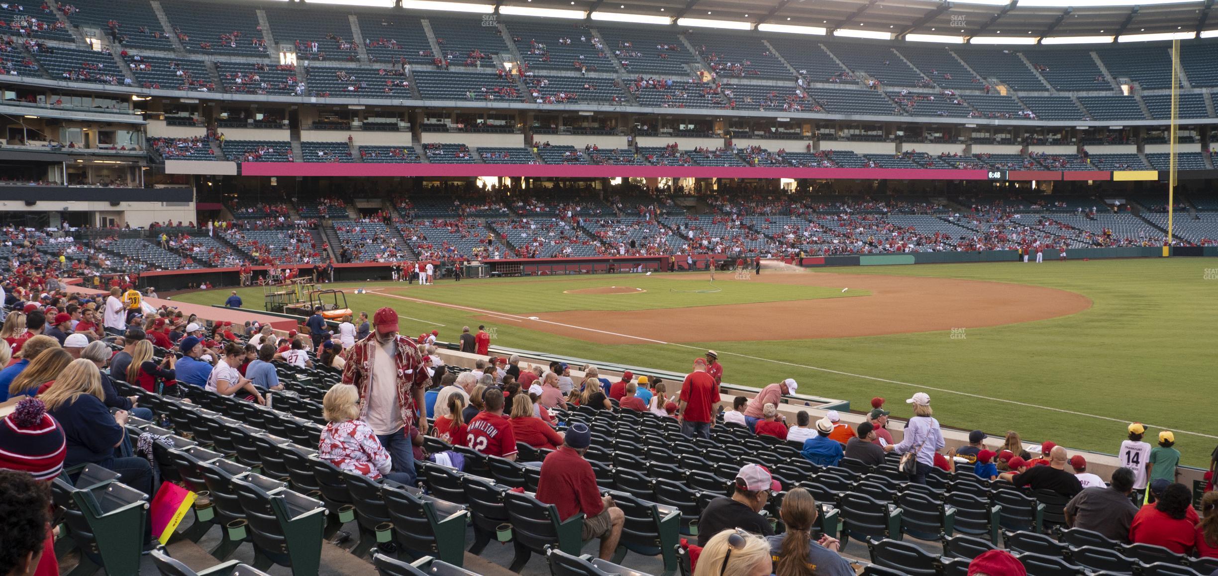 Seating view for Angel Stadium of Anaheim Section 128