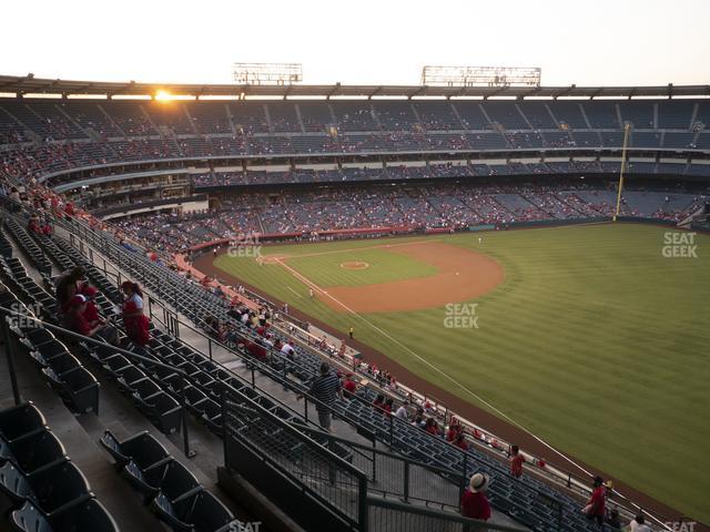 Seating view for Angel Stadium of Anaheim Section 535