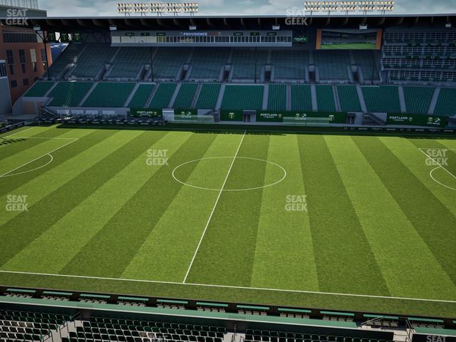 Seating view for Providence Park Section Toyota Terrace East 6