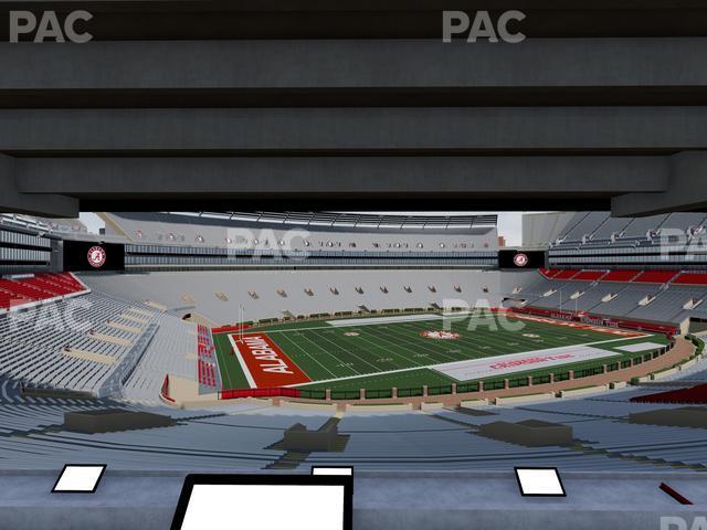 Seating view for Bryant Denny Stadium Section Loge Box 33