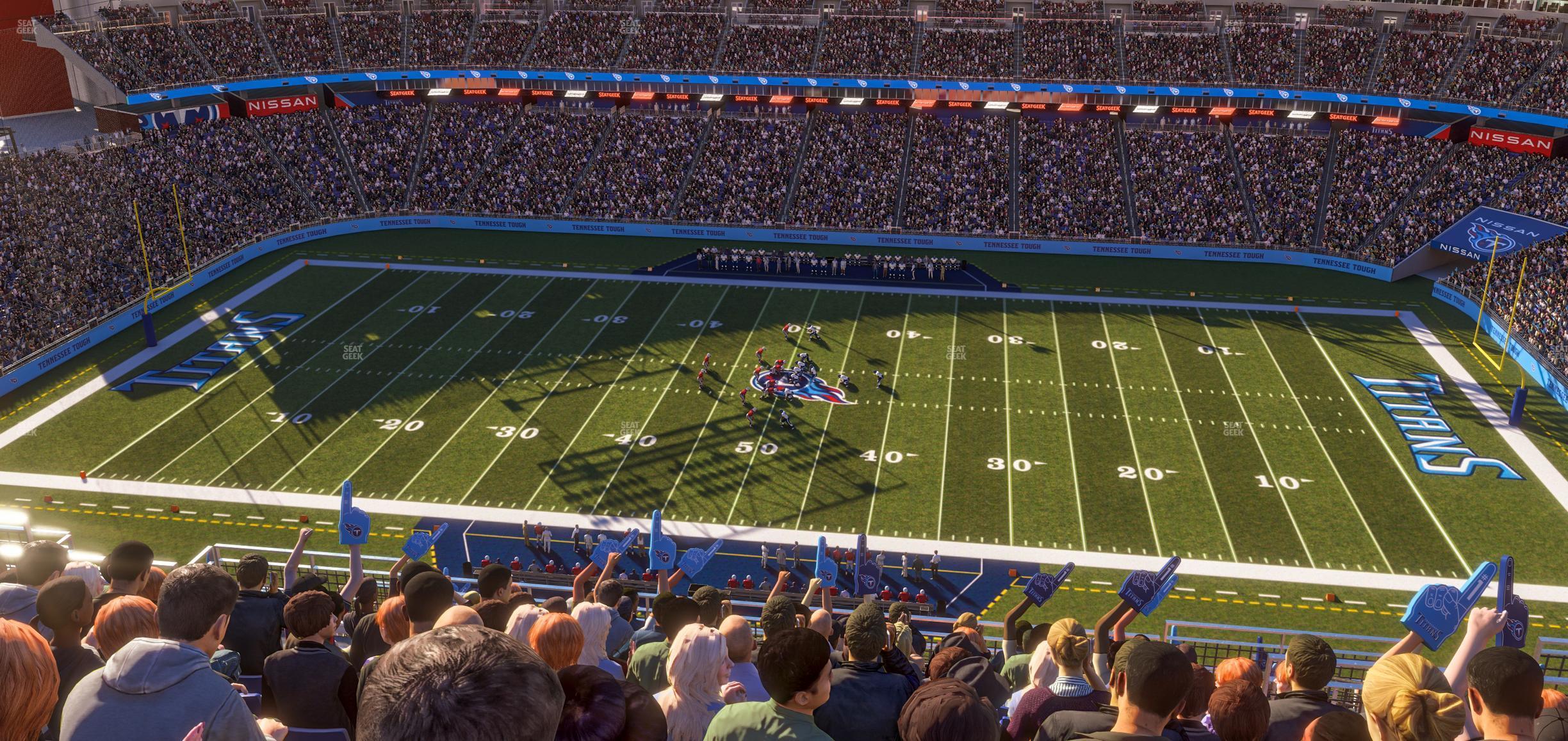 Seating view for Nissan Stadium Section Upper 311