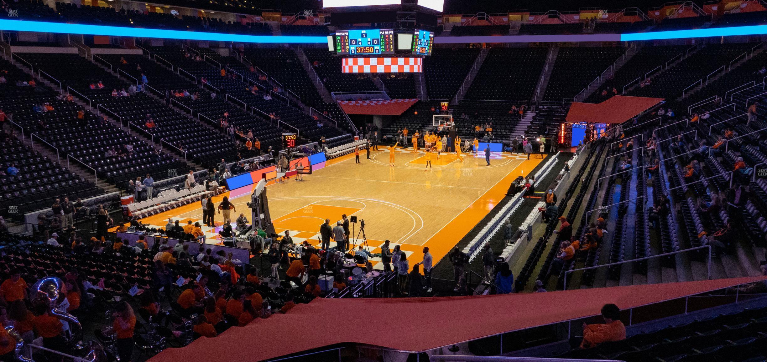 Seating view for Thompson-Boling Arena at Food City Center Section 127