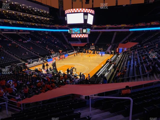 Seating view for Thompson-Boling Arena at Food City Center Section 127