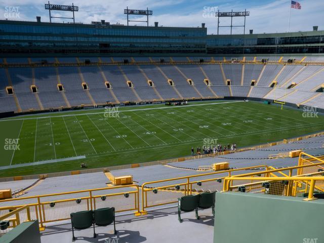 Seating view for Lambeau Field Section 425