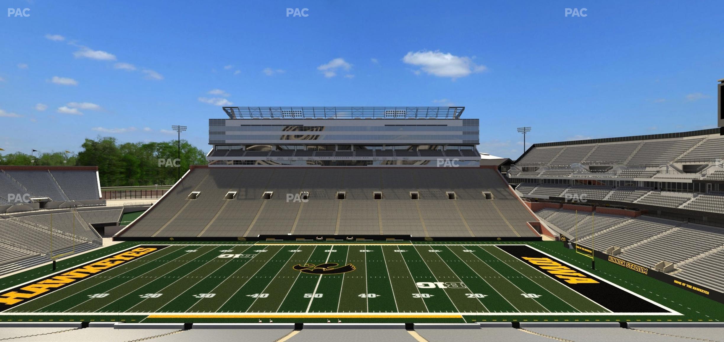 Seating view for Kinnick Stadium Section 105