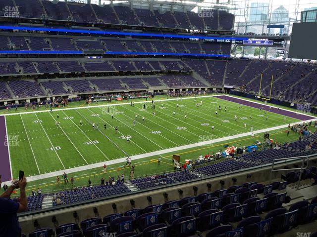 Seating view for U.S. Bank Stadium Section 215