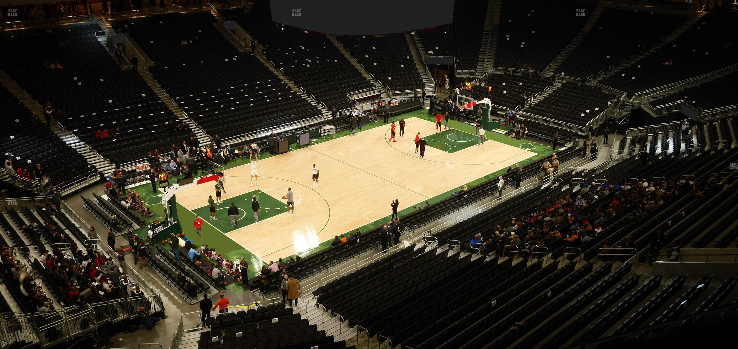 Seating view for Fiserv Forum Section 211