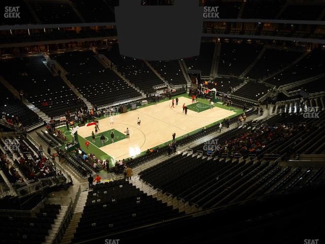 Seating view for Fiserv Forum Section 211