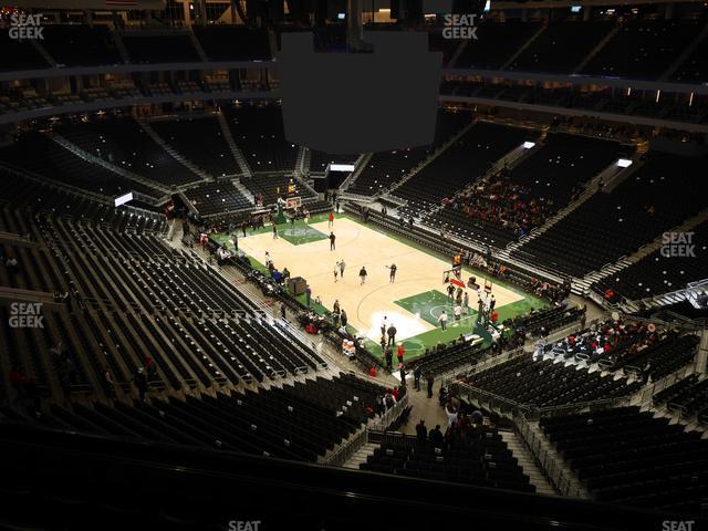 Seating view for Fiserv Forum Section 218