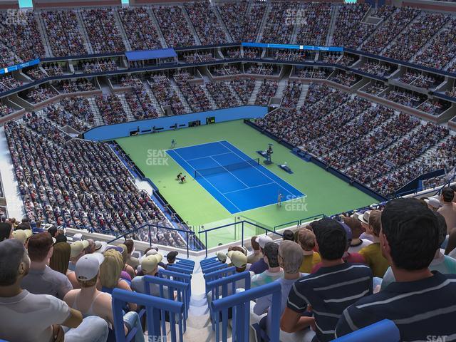 Seating view for Arthur Ashe Stadium Section 318