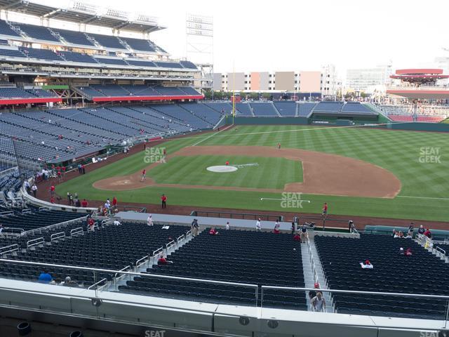 Seating view for Nationals Park Section Fis Champions Club 219