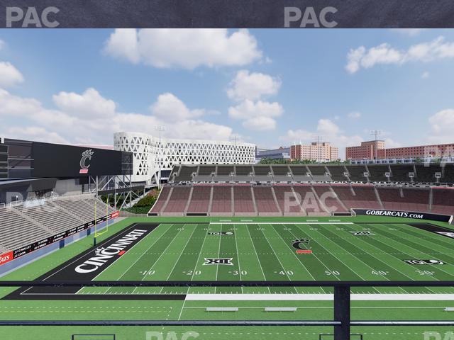 Seating view for Nippert Stadium Section Club 343