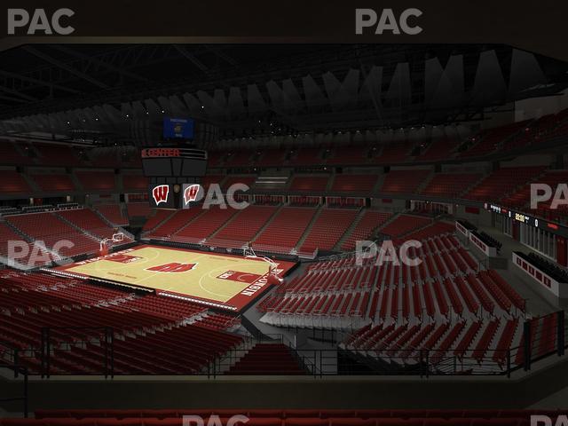 Seating view for Kohl Center Section 219