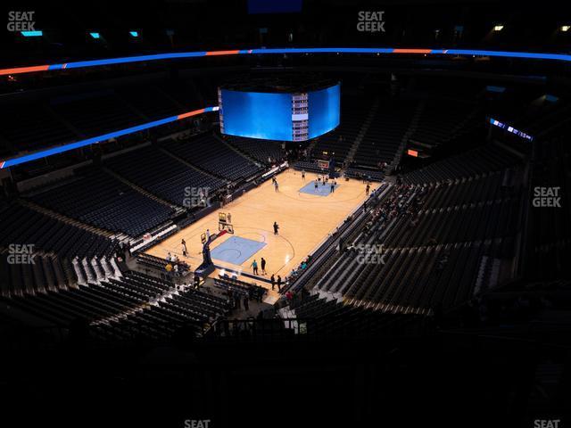 Seating view for FedExForum Section 219