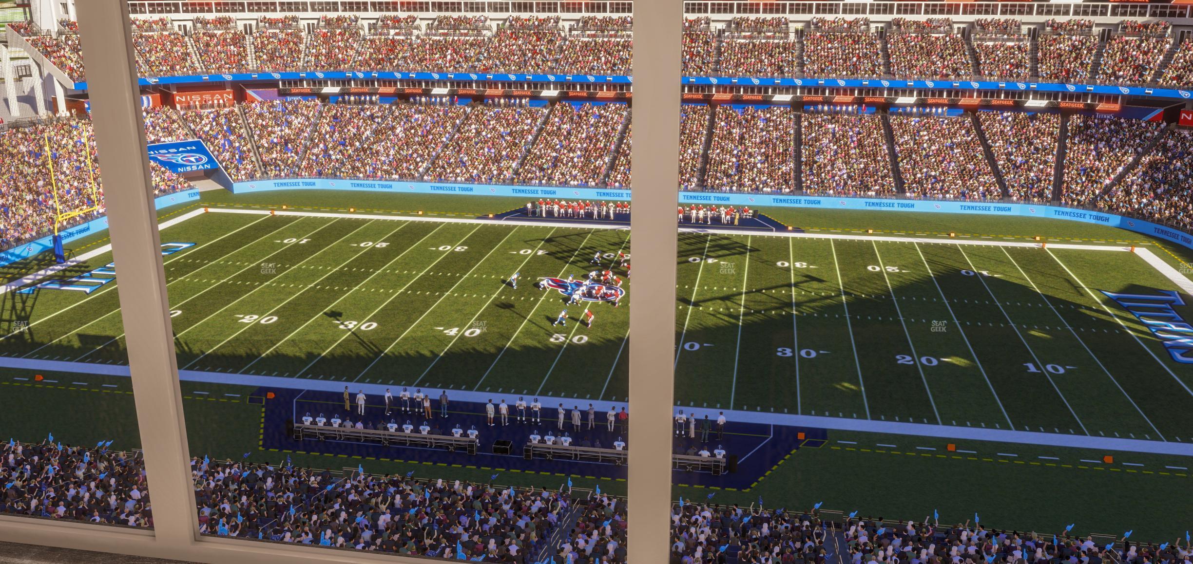 Seating view for Nissan Stadium Section Suite 667 W