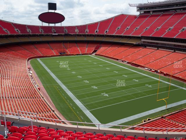 Seating view for GEHA Field at Arrowhead Stadium Section 339