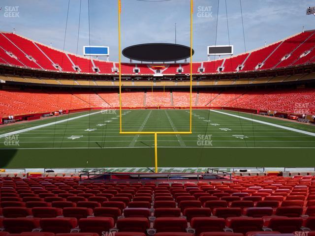 Seating view for GEHA Field at Arrowhead Stadium Section 110