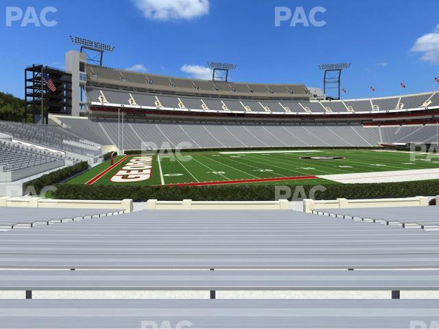 Seating view for Sanford Stadium Section 135