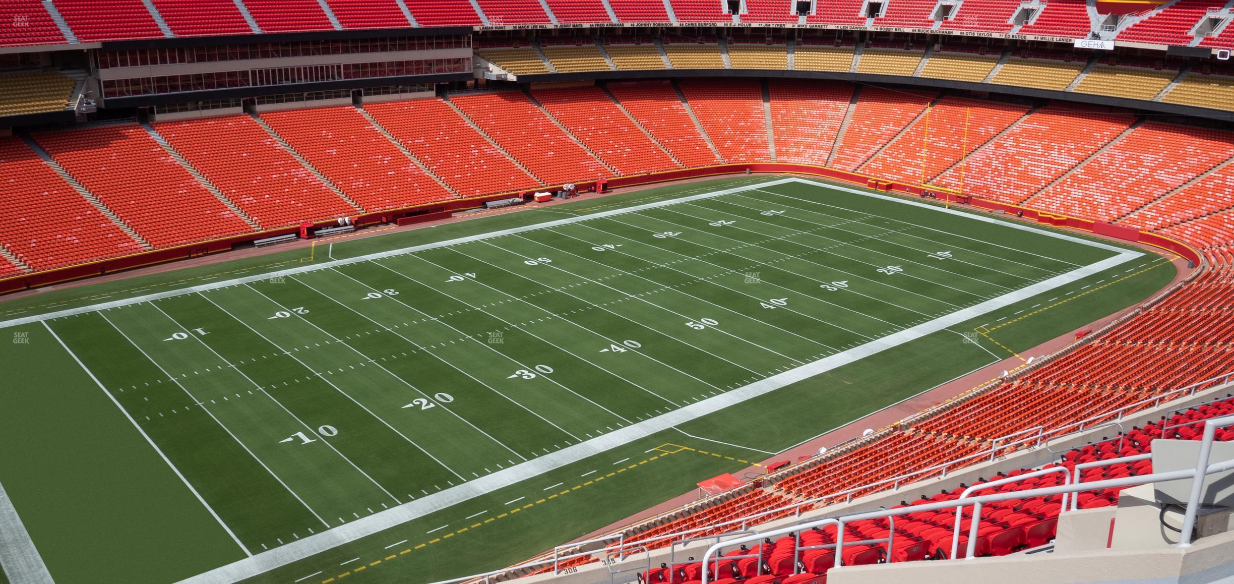 Seating view for GEHA Field at Arrowhead Stadium Section 306