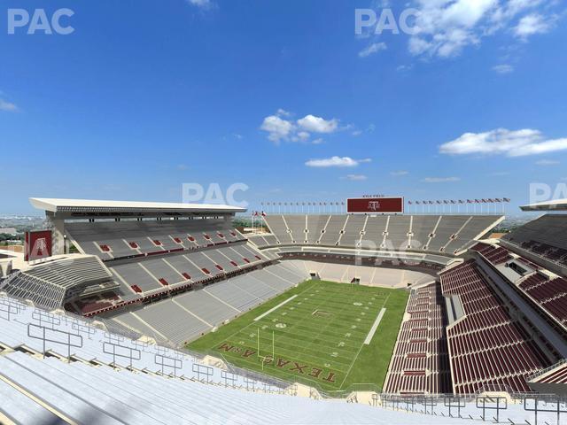 Seating view for Kyle Field Section 411