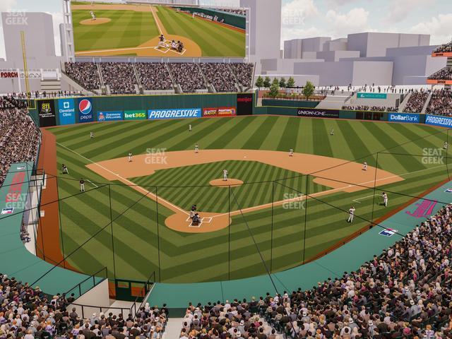 Seating view for Progressive Field Section Suite 236