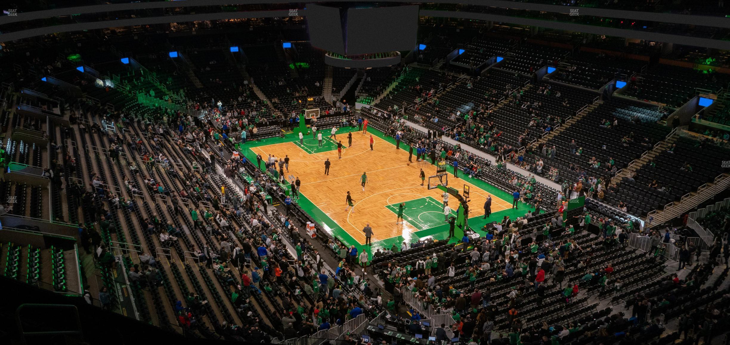 Seating view for TD Garden Section Balcony 326