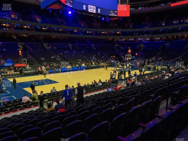 Seating view for Wells Fargo Center Section 111