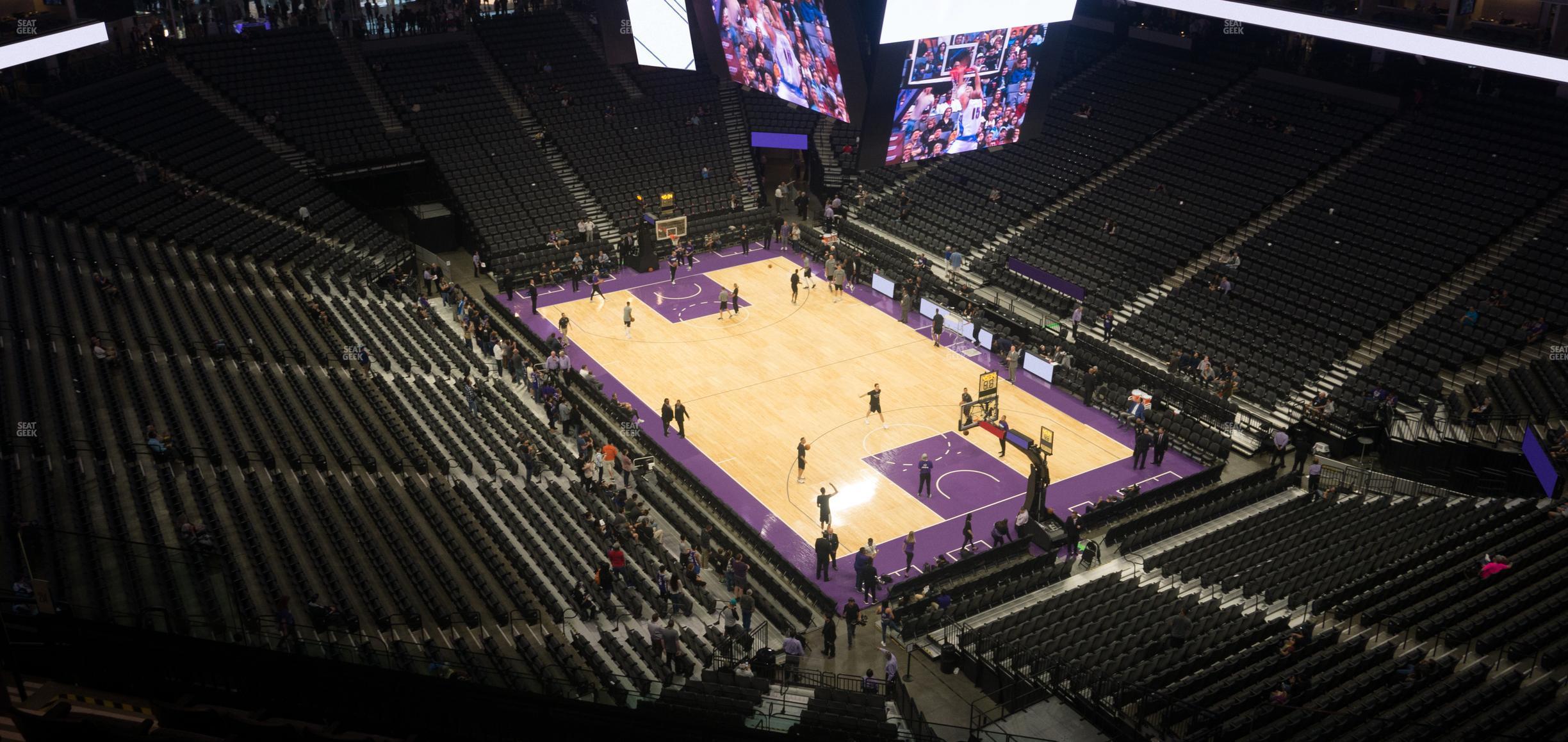 Seating view for Golden 1 Center Section 214