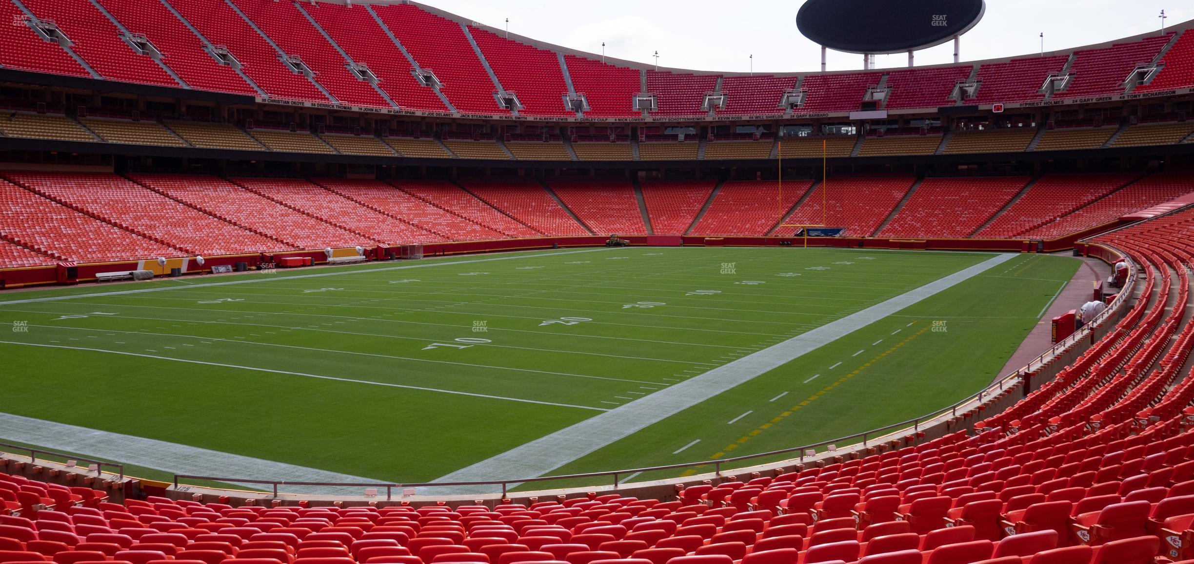 Seating view for GEHA Field at Arrowhead Stadium Section 125