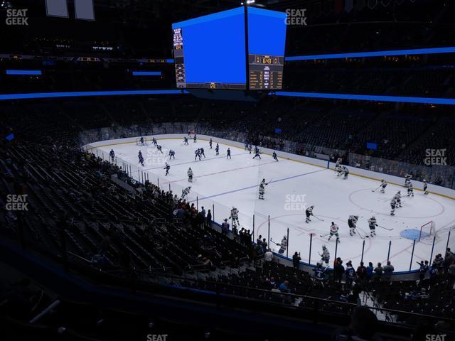 Seating view for Amalie Arena Section 212