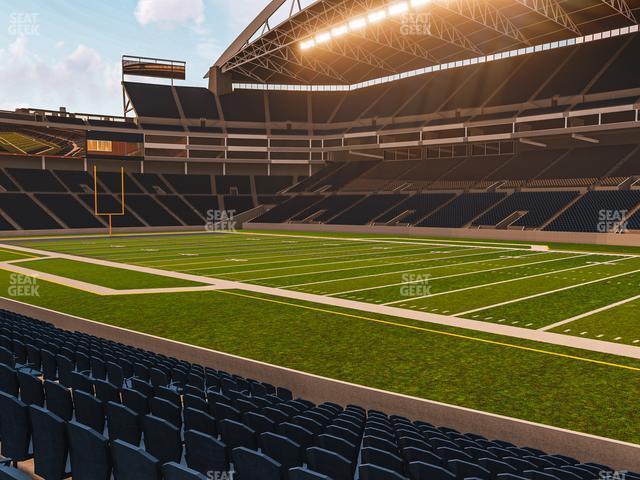 Seating view for Lumen Field Section 105