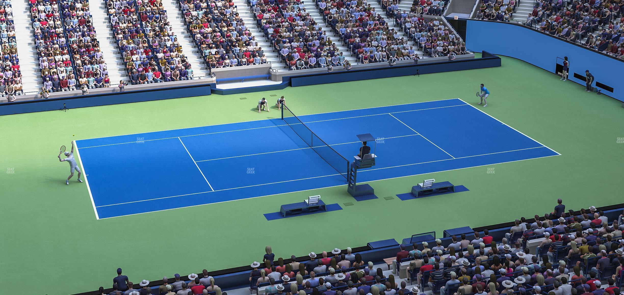 Seating view for Arthur Ashe Stadium Section 126