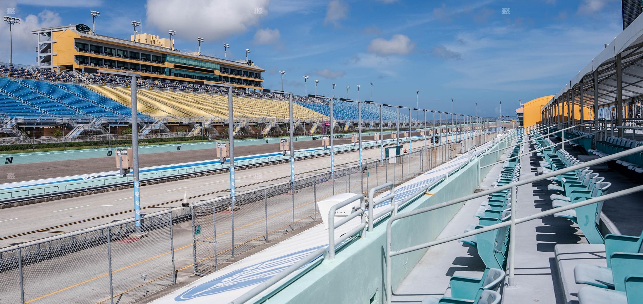 Seating view for Homestead-Miami Speedway Section Pit Road Cabana 1