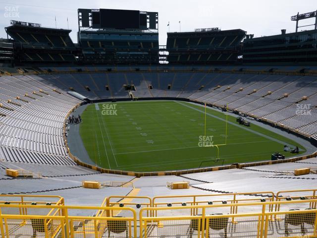 Seating view for Lambeau Field Section 305