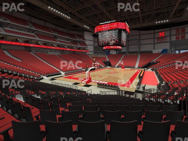 Seating view for Pinnacle Bank Arena Section 111