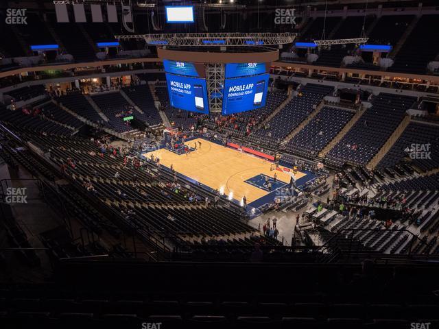 Seating view for Target Center Section 206