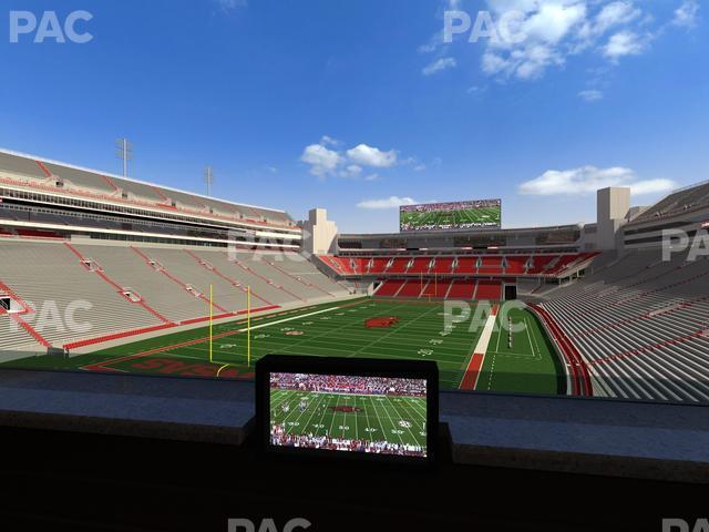 Seating view for Razorback Stadium Section Loge 69