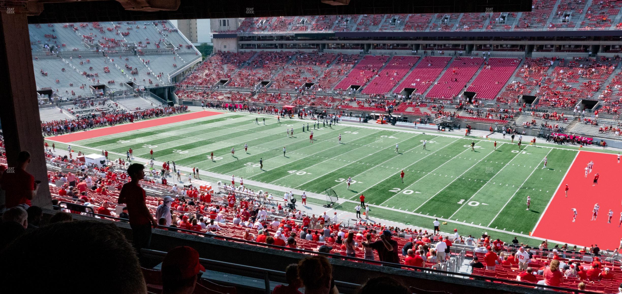 Seating view for Ohio Stadium Section 14 B