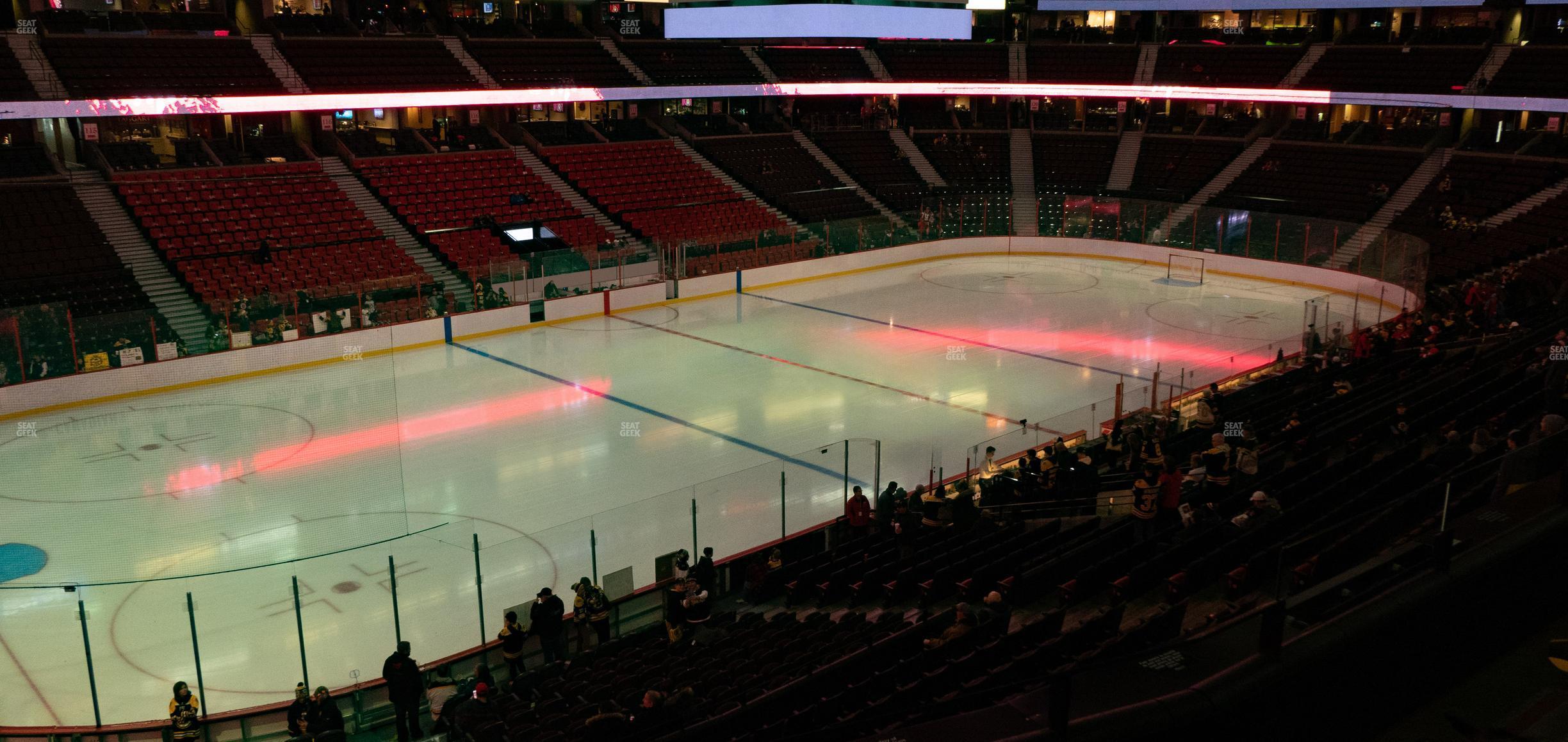 Seating view for Canadian Tire Centre Section 212