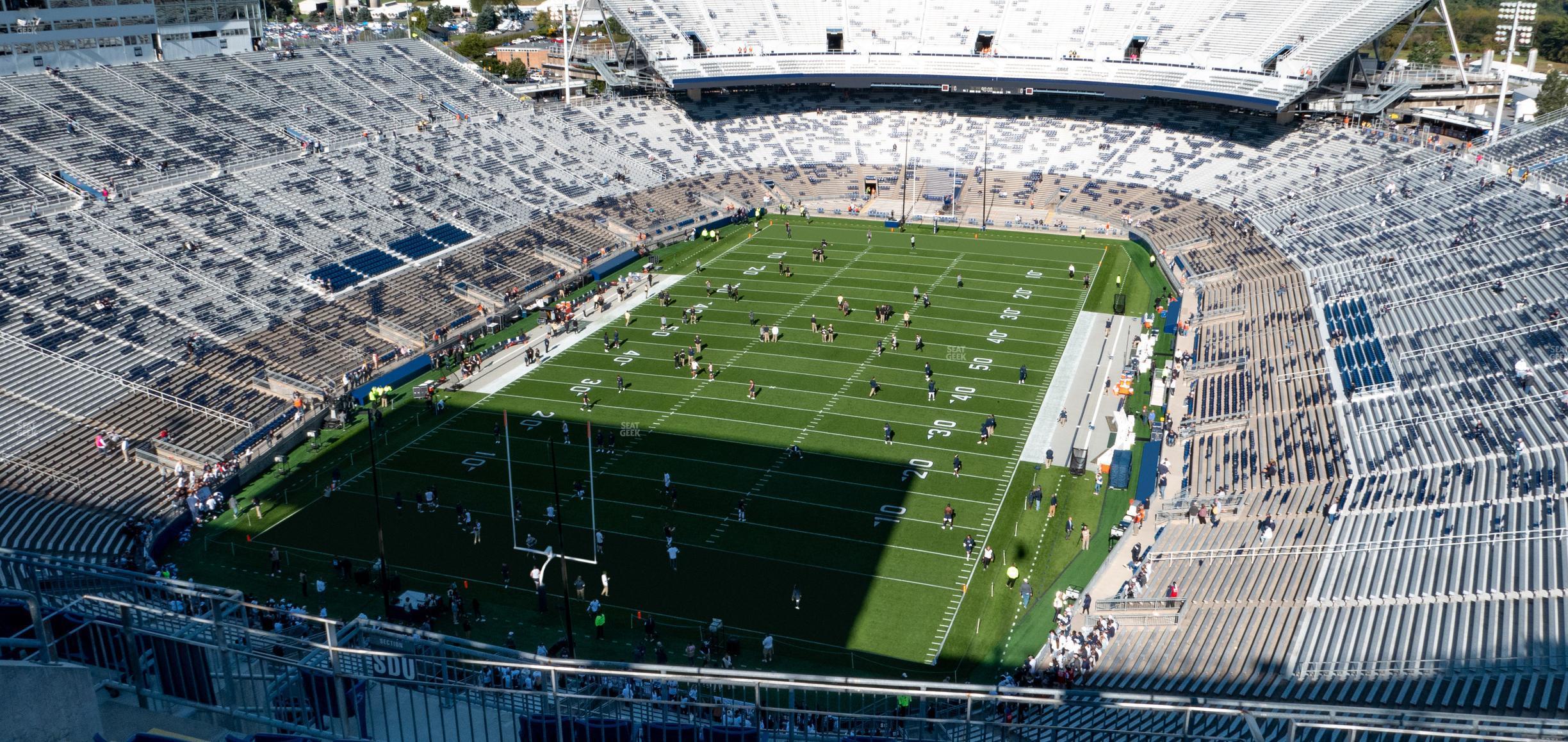 Seating view for Beaver Stadium Section South C Upper